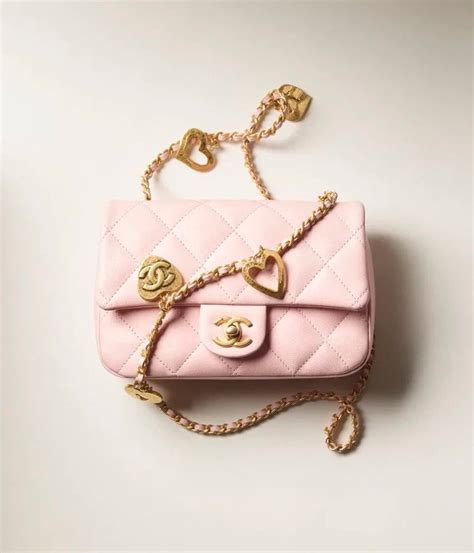 chanel light pink mini flap|mini flap bag Chanel 2021.